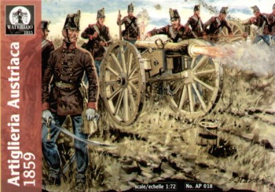 Waterloo 1815 WLAP018 Artiglieria Austriaca 1859 1/72