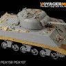 Voyager Model PEA159 WWII USMC M4A2 Mid Tank Late Version Side Skirts (For DRAGON Kit) 1/35