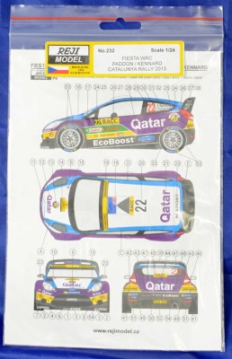 Reji Model 232 Fiesta WRC Catalunya Rally 2013 1/24