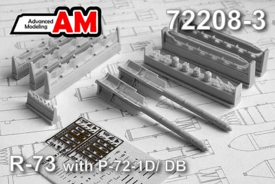 Advanced Modeling AMC 72208-3 Авиационная управляемая ракета Р-73 с пусковой П-72 1/72