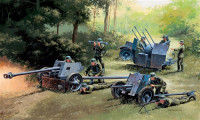 Italeri 7026 Пушки: Pak35+Pak40+Flak38 1/72