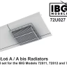 IBG U7227 Radiators for PZL 37 Los A/A bis (3D-Printed) 1/72