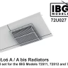 IBG Models U7227 Radiators for PZL 37 Los A/A bis (3D-Printed) 1/72