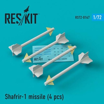 Reskit RS72-0147 Shafrir-1 missile (4 pcs.) 1/72
