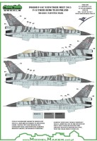 Model Maker Decals MD48061 Polish Lockheed-Martin F-16C NATO Tiger Meet 2015 - F-16 Tiger 1/48