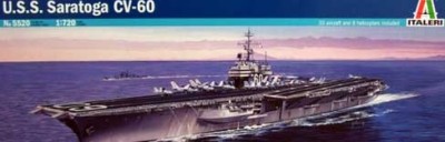 Italeri 05520 USS Saratoga CV-60 1/720