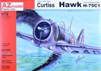 Az Model 75070 Curtiss Hawk H-75C1 'Czechosl.Aces' (3x camo) 1/72