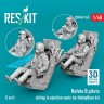 Reskit F48165 Rafale B pilots sit. in ej. seats (2x, HOBB) 1/48
