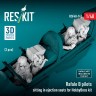 Reskit F48165 Rafale B pilots sit. in ej. seats (2x, HOBB) 1/48