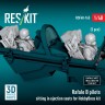 Reskit F48165 Rafale B pilots sit. in ej. seats (2x, HOBB) 1/48