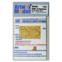 Artwox Model AW10042 DKM Z-31 Destroyer wooden Deck 1:350
