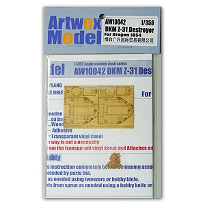 Artwox Model AW10042 DKM Z-31 Destroyer wooden Deck 1:350