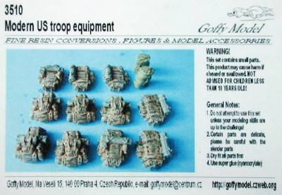 Goffy Model GOFMO3510 1/35 Modern US troop equipment