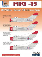 Hm Decals HMD-48118 1/48 Decals MiG-15 over Korea