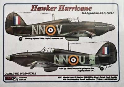AML AMLC144022 Decals 310 th Squadron RAF - Part II 1/144