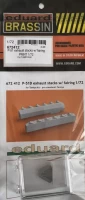 Eduard 672412 BRASSIN P-51 exhaust stacks w/ fairing PRINT 1/72