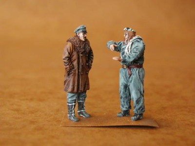 CMK F48025 German Pilot + Officer WW I (2fig. ) 1/48
