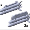 Maestro Models MMMK4944 Saab 105 Sk60 13,5 cm m/56 rockets x 12 w. pylons 3D-printed 1/48