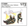CMK F72080 U. S. helicopter crew, Vietnam War (3 fig. ) 1/72