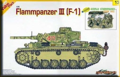 Dragon 9113 Pz.Kpfw. III (Fl) + германские штурмпионеры (Курск, 1943) 1/35
