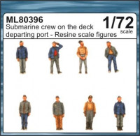CMK ML80396 Submarine crew on the deck departing port 1/72