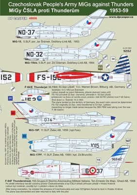 DP Casper DPC48006 Czechoslovak Peoples Army MiGs 1/48