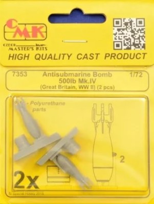 CMK 7353 Antisubmarine Bomb 500lb Mk.IV (2 pcs.) 1/72