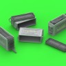 Master G35090 M1 ammunit.cans Browning M1919 - OPENED (6x) 1/35