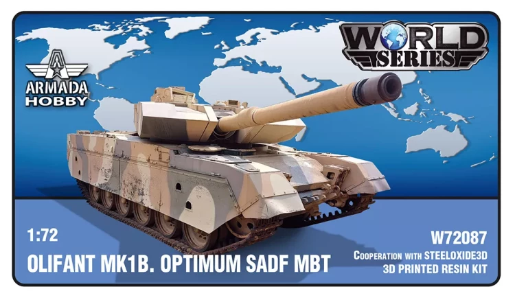 Armada Hobby W72087 Olifant MK1B Optimum SADF MBT (3D resin kit) 1/72