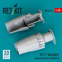 Reskit U48294 SR-71 'Blackbird' exh.nozzles (REV) 1/48