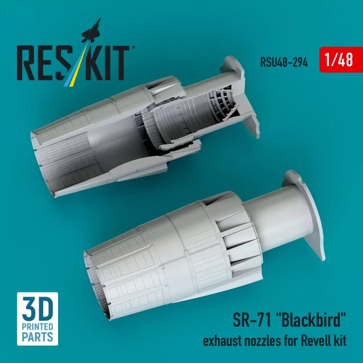 Reskit U48294 SR-71 'Blackbird' exh.nozzles (REV) 1/48