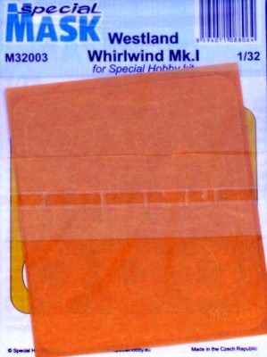 Special Hobby M32003 Mask for Westland Whirlwind Mk.I (SP.HOB.) 1/32