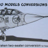 Maestro Models MMCK-4815 1/48 Sk35C Draken two-seater conv.set (HAS)