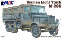 Mac 72141 German Light Truck M 206 w/ canvas 1/72