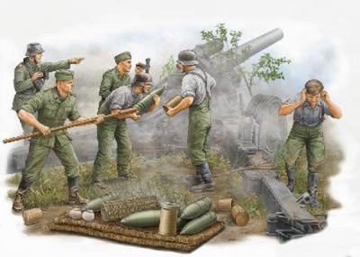 Trumpeter 00425 Немецкий артиллерийский расчет гаубицы 1/35