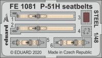 Eduard FE1081 1/48 P-51H seatbelts STEEL (MSVIT)