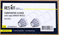Reskit RSU32-0036 Eurofighter closed (early type) exh.nozzles 1/32