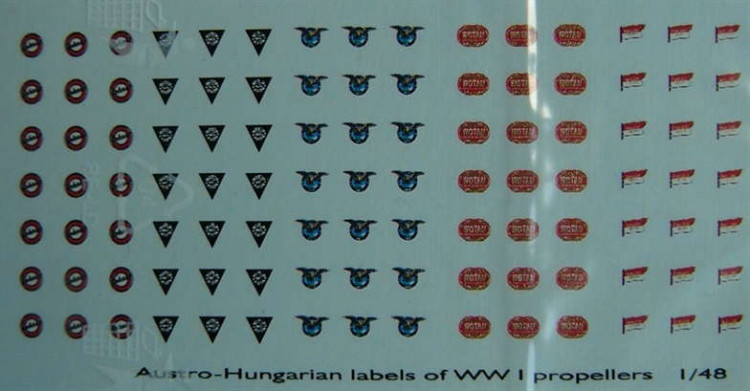 LF Model C4860 Decals Austro-Hungarian propeller labels 1/48