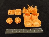 Metallic Details MDR48273 Gotha Go-244B cowlings and engines (designed to be used with ICM UA GB kits) (3d-printed) 1/48