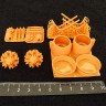 Metallic Details MDR48273 Gotha Go-244B cowlings and engines (designed to be used with ICM UA GB kits) (3d-printed) 1/48
