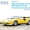 Quinta Studio QD24012 Lamborghini Countach 5000 QV (Aoshima) 1/24