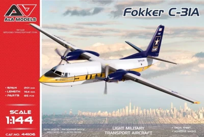A&amp;A Models 144106 Fokker C-31A (Golden Knights parachute team) 1/144