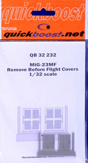 QuickBoost QB32232 MiG-23MF remove before flight covers (TRUMP) 1/32