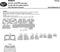 New Ware NWA-M1212 Mask Bell AB-212 / UH-1N BASIC (ITAL/HELL) 1/48