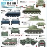 Star Decals 35-C1141 Tanks & AFVs in Bosnia # 6. Serbian Soviet T-34, BRDM-2, M60 PB, TAM-110 truck 1/35