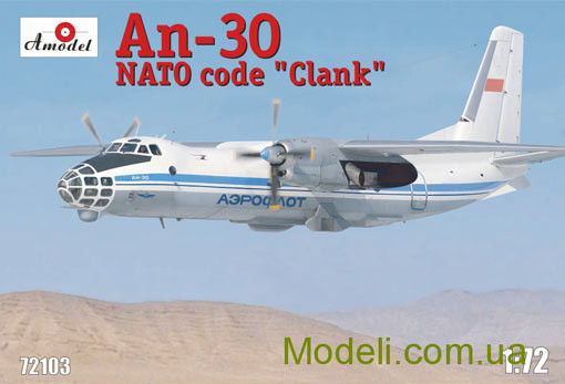 Amodel 72103 Антонов Ан-30 "Clank" 1/72
