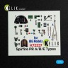Reskit K72237 Spitfire PR A/B/E Types - interior 3D (IBG) 1/72