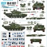 Star Decals 35-C1377 War in Ukraine # 6T-72 B1.Markings from the Donetsk Republic-DPR and Luhansk Republic-LPR, in 2022.[Soviet] 1/35