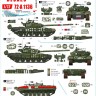 Star Decals 72-A1136 War in Ukraine # 6. T-72B1 and BMP-1 Tanks and AFVs from the Donetsk and Luhansk Republics, in 2022 1/72