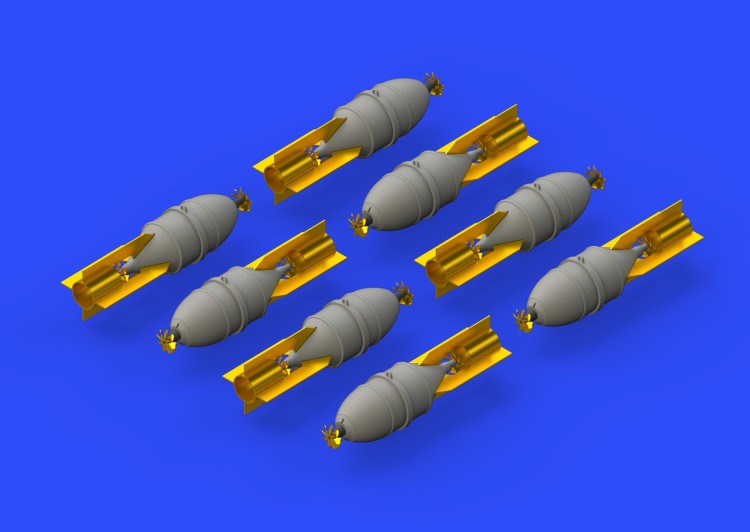 Eduard 648376 FAB 100 Soviet WWII bombs 1/48